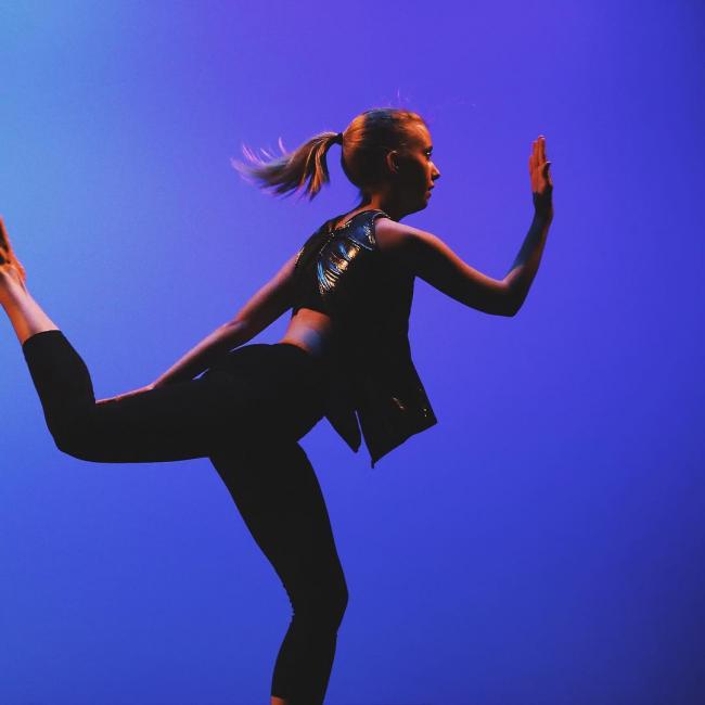 dancer performing a movement