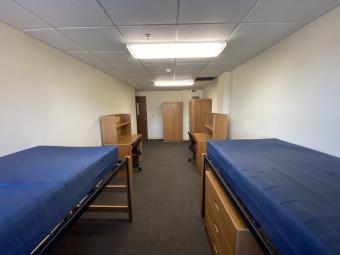 Duke Hall double dorm room