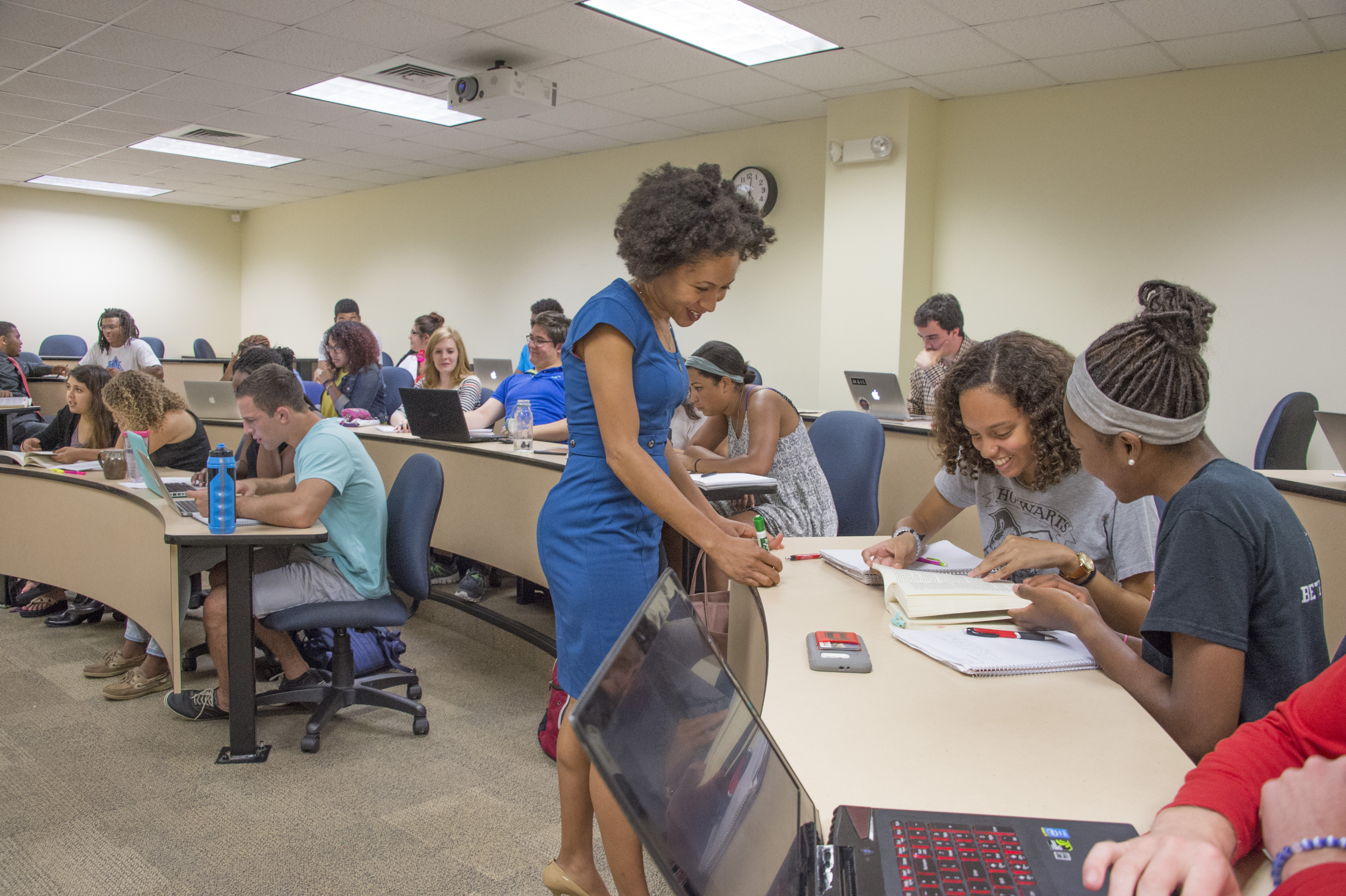 Prof. Benson Teaching a Class