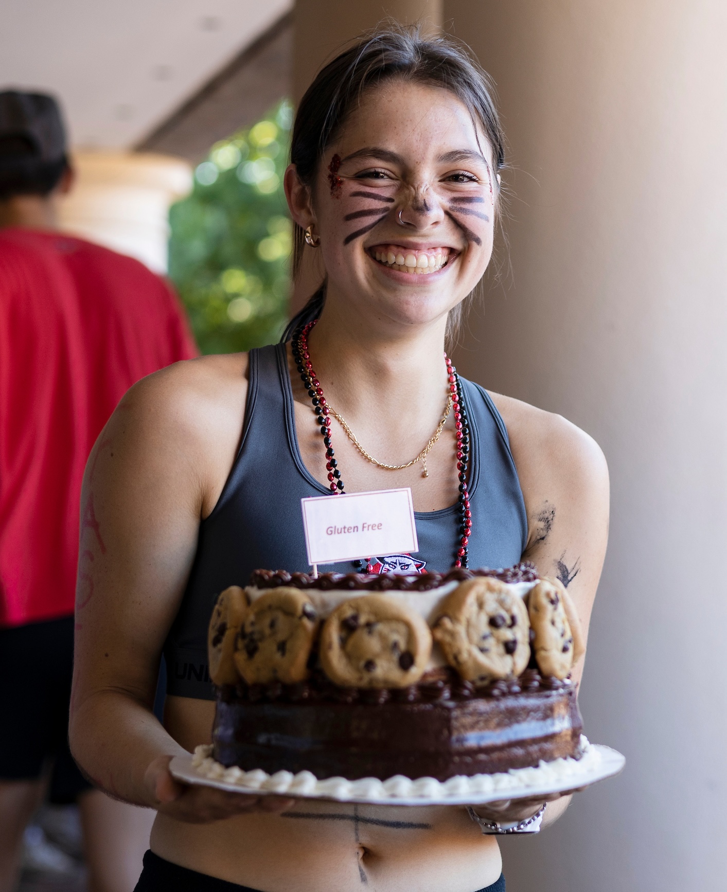 Students at the Davidson Cake Race