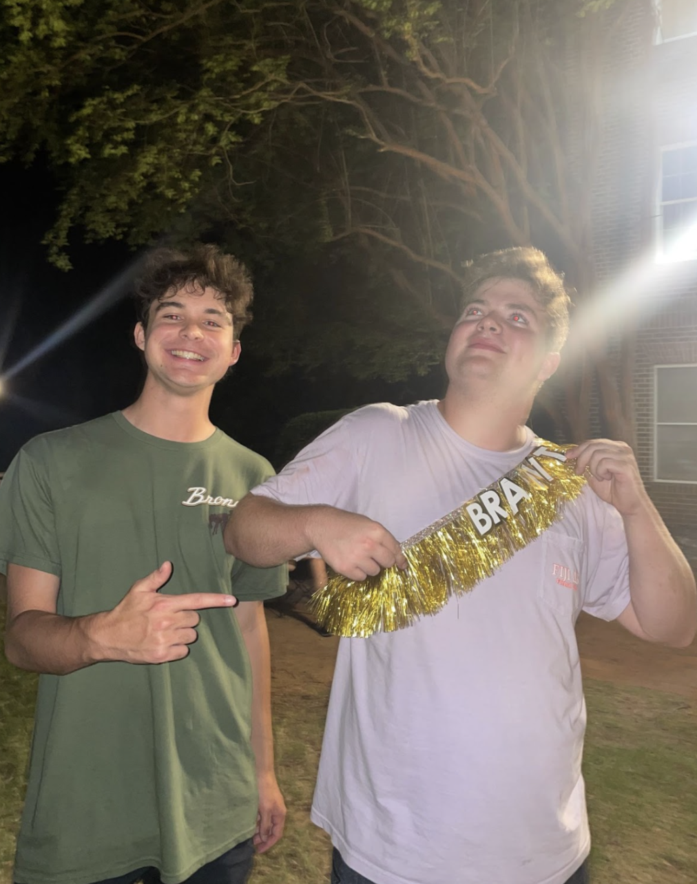 Students exploring Davidson campus