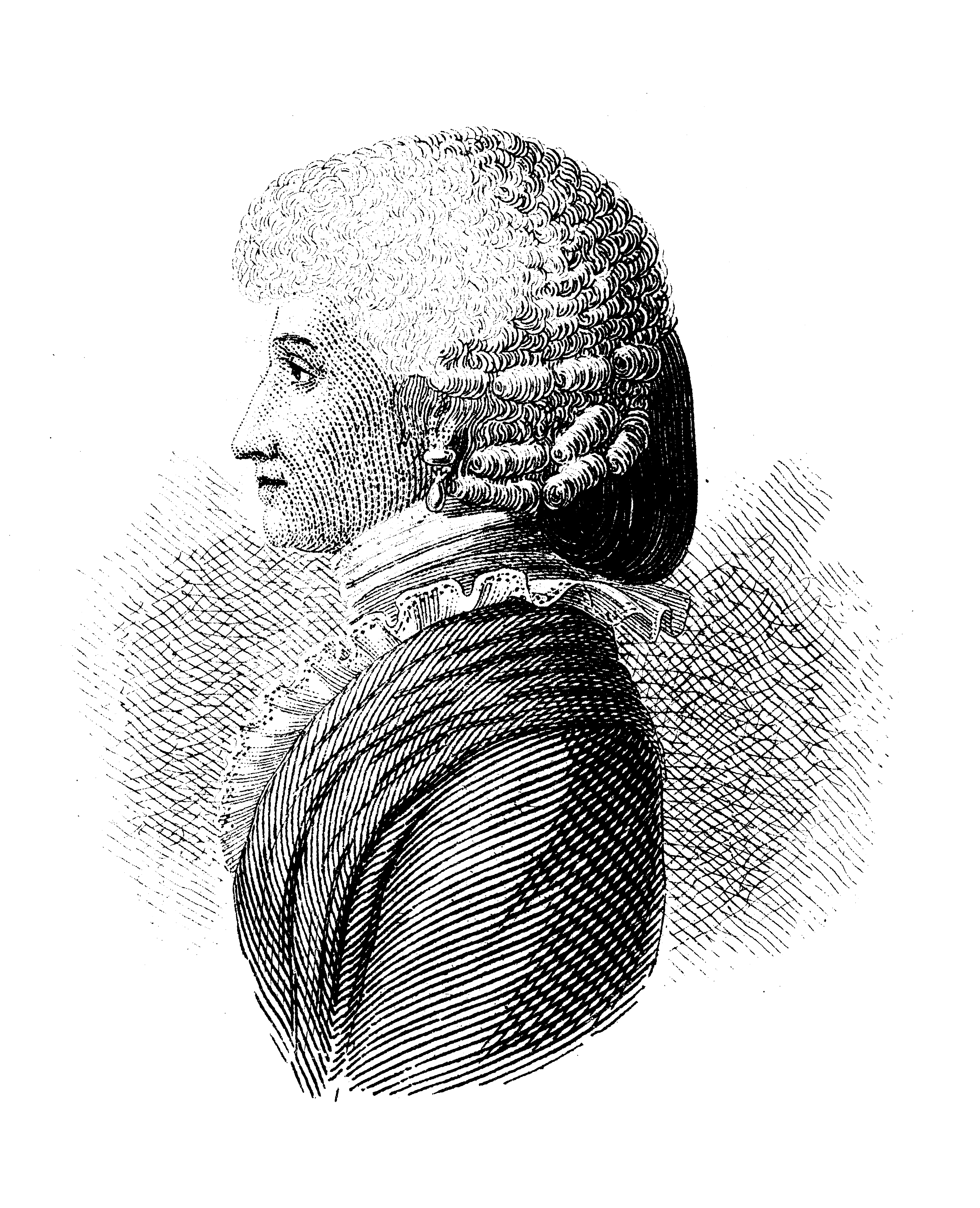 18th-century hair illustration