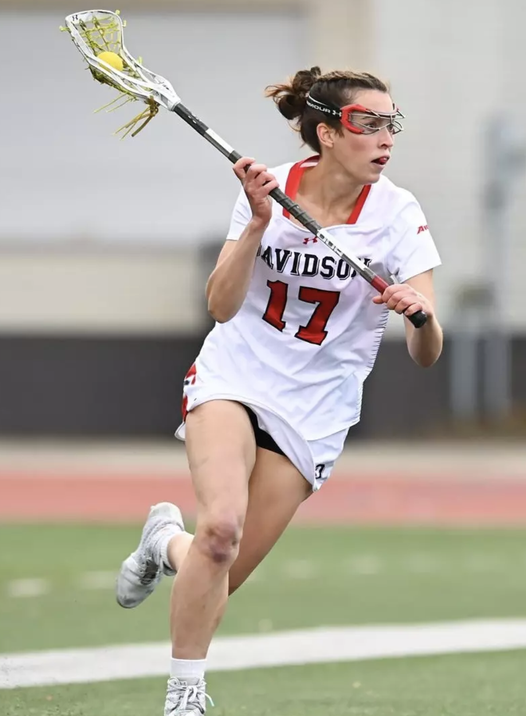 Lauren Arkell playing for Davidson Women's Lacrosse