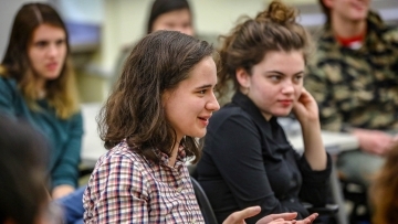 Student Speaking in Class