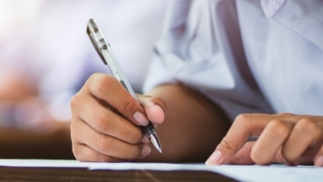 Getty Image of someone writing