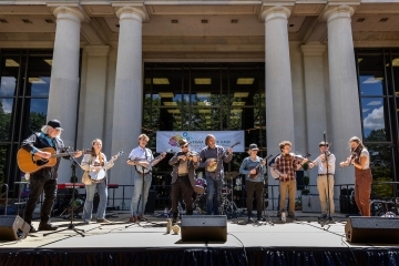 Appalachian Ensemble playing at the Verna Miller Case Symposium