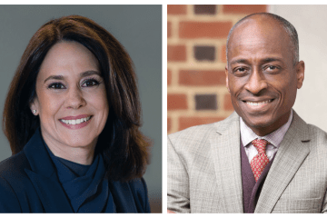 Headshots of Lorie Logan and Philip Jefferson 