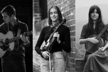 Composite of three musicians: Joseph Terrell, Madeline Dierauf, and Murphy Campbell