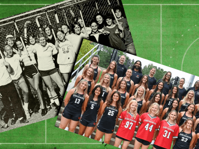photos of field hockey teams from the 1970s and now