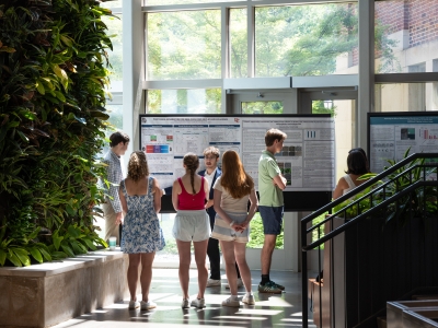 Verna Miller Case Symposium students giving research presentations