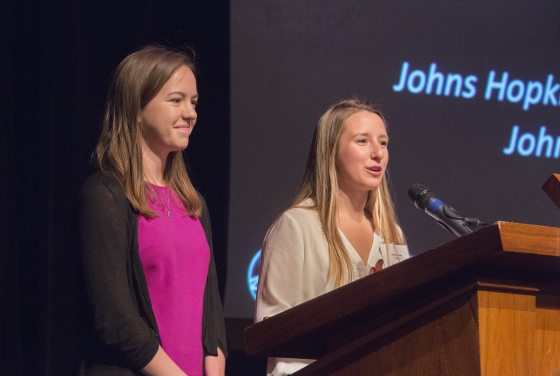 Students Speaking at Food Symposium