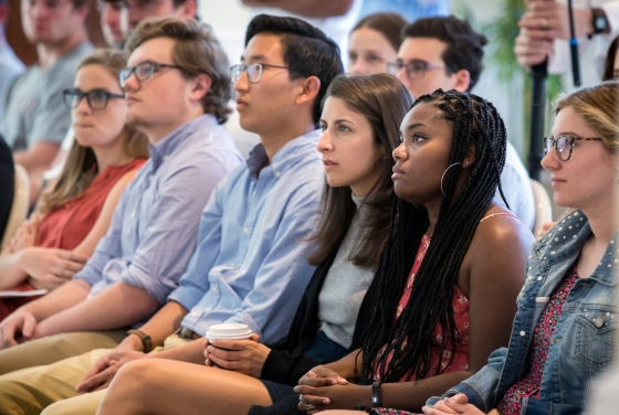 Students at Alenda Lux Verna Miller Case Research Symposium