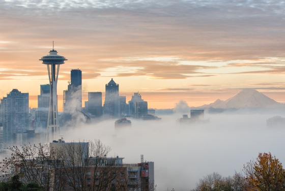Seattle, Washington Skyline View