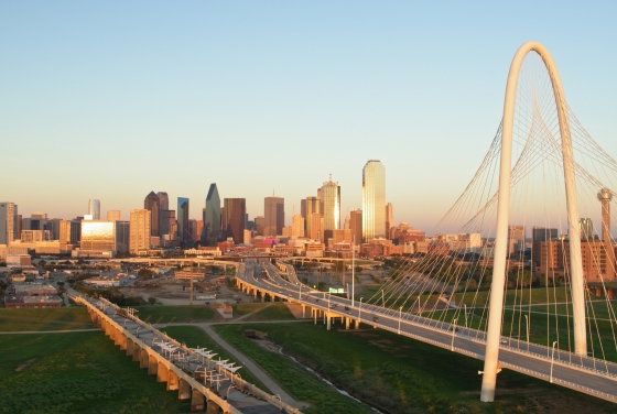 view of the city of Dallas, Texas 
