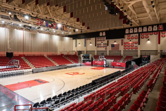 Basketball Court in the Baker Sports Complex 