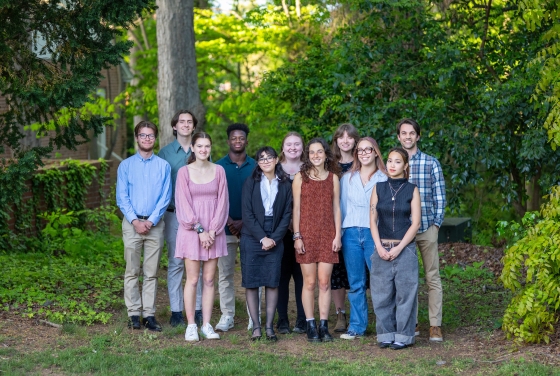 2025 Sustainability Scholars in a group