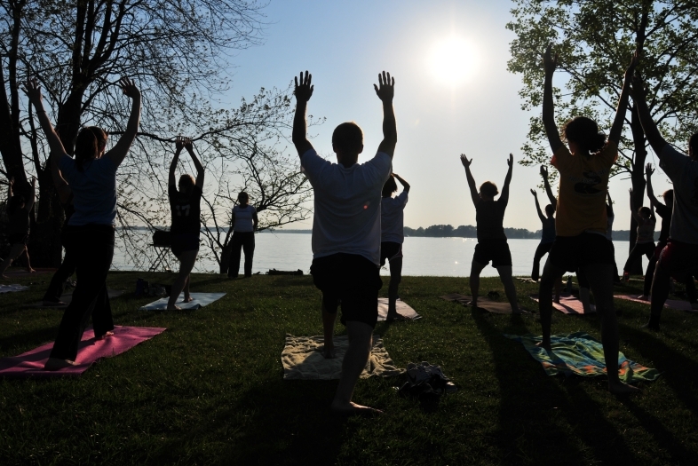 Yoga at the Lake