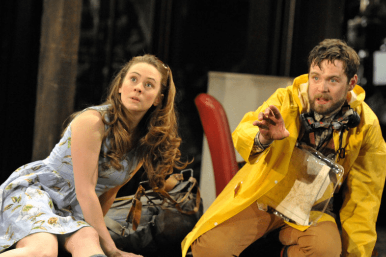 Two actors performing RSC's As You Like It
