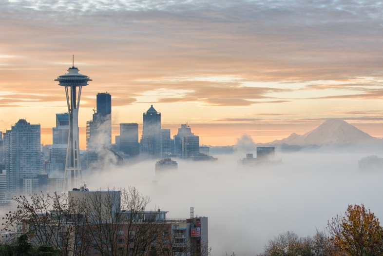 Seattle, Washington Skyline View
