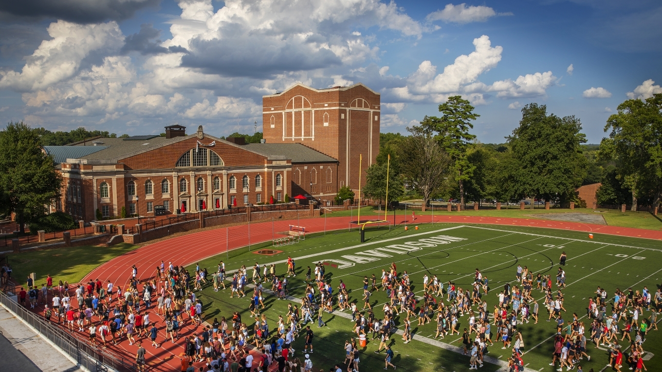 davidson university campus visit