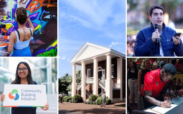 Montage for IPG Announcement with students speaking, painting, writing and showing their achievements