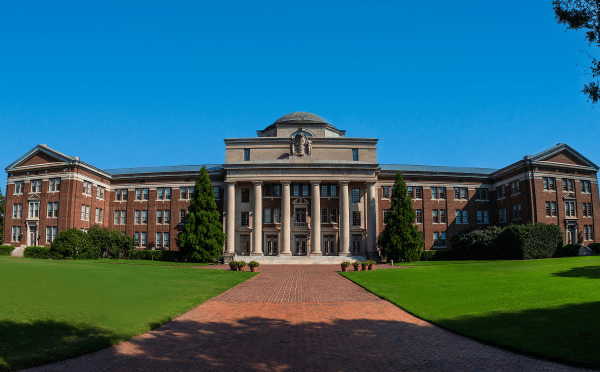 chambers with cloudless blue sky