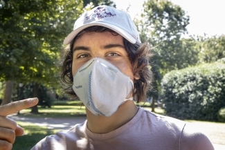 Orientation 2020 - Student with Mask