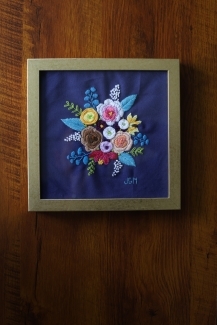 Photo of embroidery by Gaylena Merritt