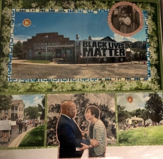 Photo of collage by Maggie McCarthy