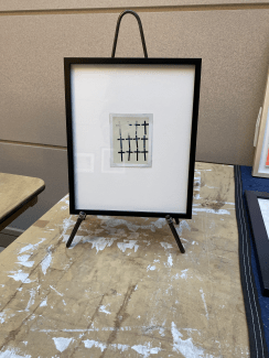 artwork displayed in a frame