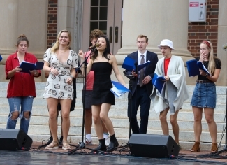 The Nuances perform in spring 2022