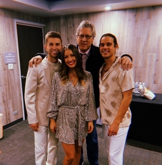 Michael W. Smith, John Huie and Amy Grant