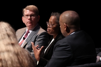 Hillary Green speaking on panel