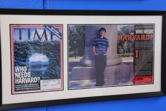 Framed Picture of Time Magazine on Neuroscience