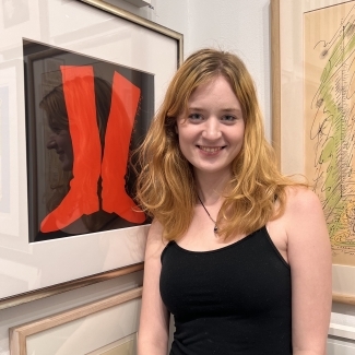 Student with ArtMate Art