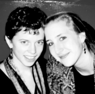 Kirsten Sikkelee ’90 with English Knowles ’90 