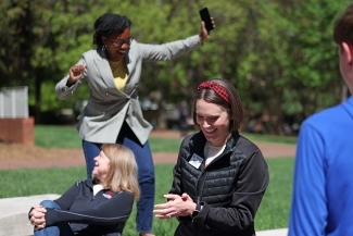 Celebrating at All In for Davidson