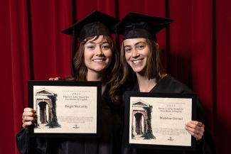 Phi Beta Kappa Inductees Brigid Regan McCarthy and Madeline Claire Dierauf Convocation 2025