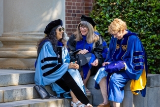 Commencement 2025 profs talking