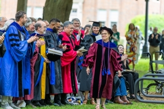 Commencement 2025 faculty applaud award winners