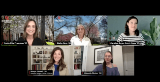 zoom screenshot of Women in Storytelling: Shaping the Narratives We Tell and Live (03.24.25)