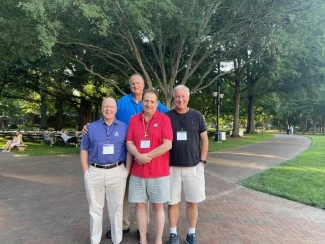 Reunion 2023 with John Mann, Joe Leman, Tim Johnston and Brown