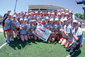 DAVIDSON WOMEN’S LACROSSE TEAM win the Atlantic 10 Conference