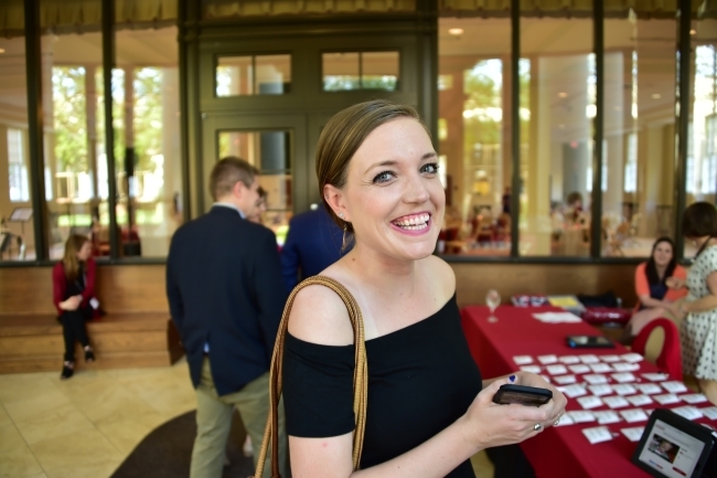 Alumna Picks Up Nametag