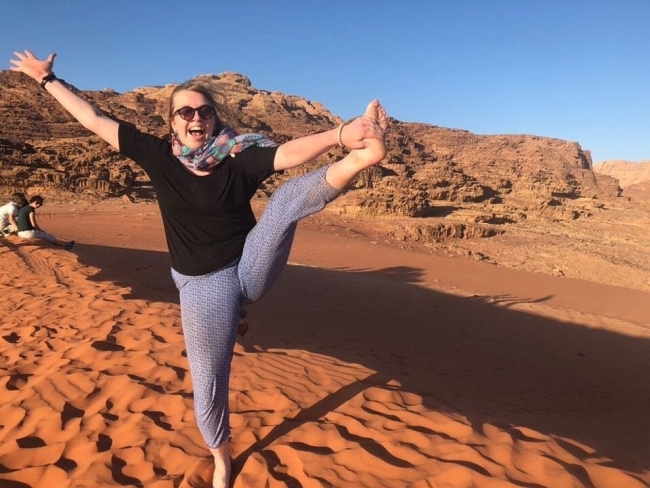 Molly Wack is enjoying her summer abroad in Jordan studying Arabic