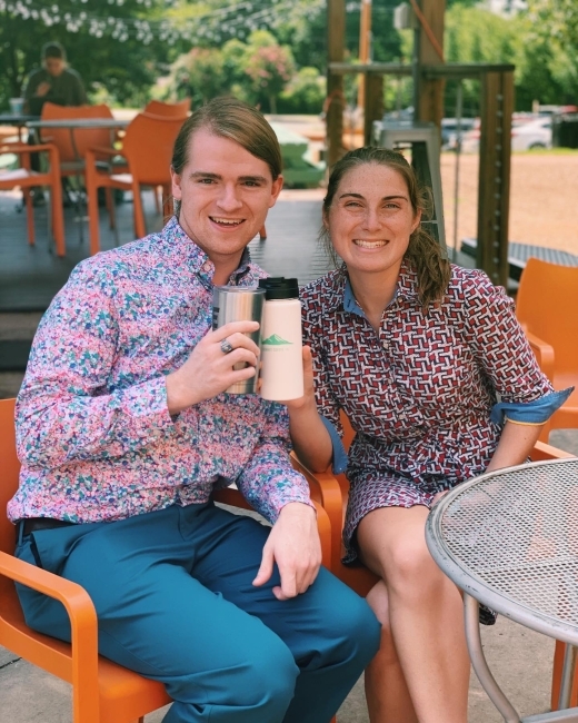 Summer Admission Fellows Quinn Massengill ‘19 and Elizabeth Millar ‘19