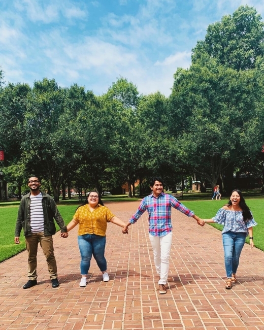 Tag the squad you’re walking to class with today