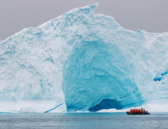 Winter Break a senior went with National Geographic to Antarctica