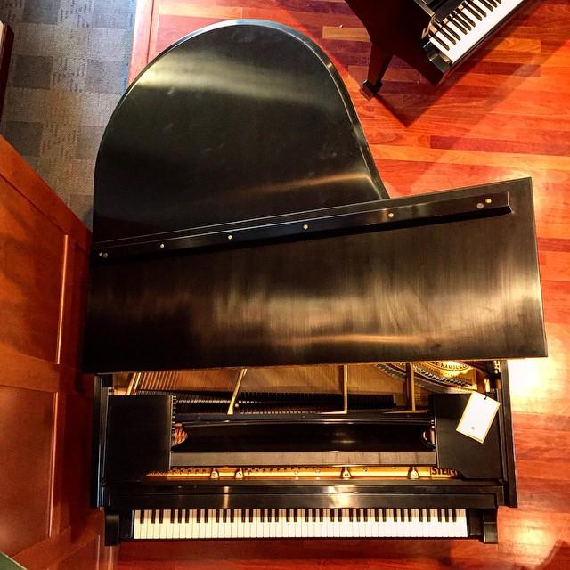 Looking down on a new #Steinway Model O
