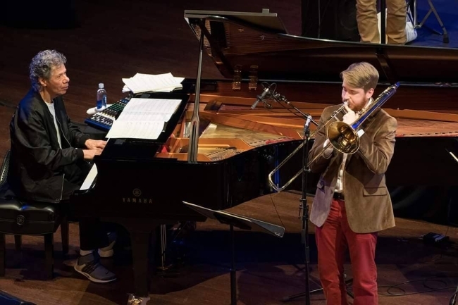 legendary Chick Corea performed with our Jazz Ensemble